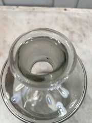 Antique scientific pharmacists jar with original label but no stopper
