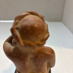 Vtg Portrait Of Anxiety/Depression Etrafon Promo Clay Figurine Mexico ca 800 AD