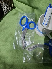 Cipro Pharmaceutical Drug Rep Lot Scissors Coffee Mug Ink Pen Advertising