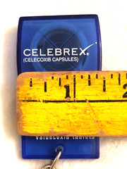 Vtg Pfizer Celebrex Bextra Badge Reel ID Card Holder w/ Clip Drug Rep Promo HTF