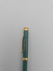 Pharmaceutical Drug Rep Pen Norvasc Gold Green Black Metal Lot 3