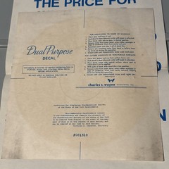 1973 Pharmaceutical Society Of New York Sticker (Decal) / Paperwork