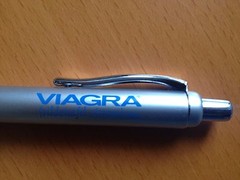 Lot of 10 VIAGRA drug rep pens – plastic looks like metal – COOL!