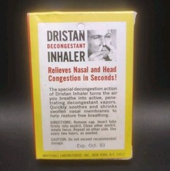 NOS 80’s Vintage Dristan Decongestant Inhaler Rare HTF