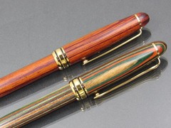 Stained Wooden Voltaren & Estraderm PENCIL & PEN Drug Rep Pharmaceutical RARE