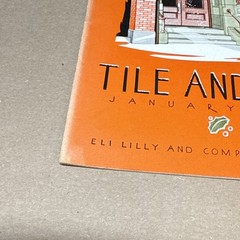 Tile And Till Magazine Eli Lilly And Company January 1933 Indianapolis Indiana
