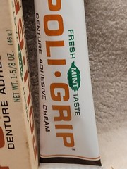 Old Polident Full Tube And Box Block Drug Company Jersey City New Jersey