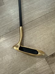 Super Rare Schering Plough Pharmaceutical Drug Promo Golf Club Gold Putter New