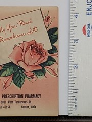 1950s VTG Davies Prescription Pharmacy Reminder Booklet Canton Ohio