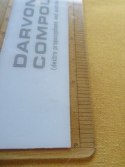 Vintage Lilly Promo 6 Inch Ruler Darvon Compound 65 Darvocet-RARE- 1963 USA