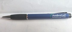 ANDROGEL Heavy Metal Drug Rep Pen Pharmaceutical Pharma Medical Promo