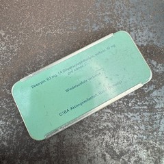 Vtg c.1960s ADELPHAN Advertising Medical Tin – GERMAN – EMTPY / NO CONTENTS