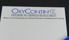 Oxycontin Oxycodone PEN + Sticky Notepad Drug Rep Pharmaceutical Advertising