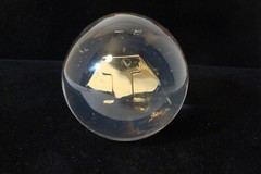 Inderal Ayerst prescription paperweight acrylic used 3 inch diameter