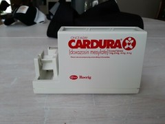 Cardura Drug Rep Table Desk Top Pen Holder & Tape Dispenser