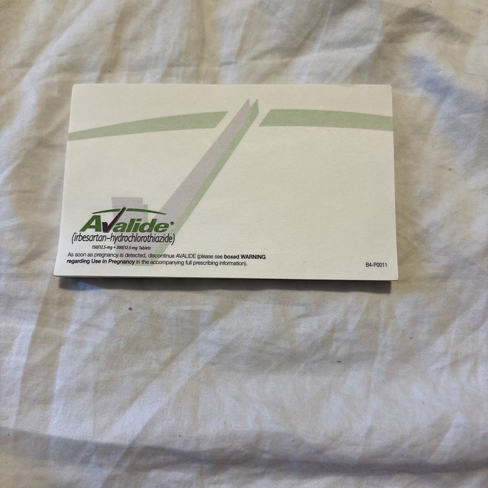 Avalide Notepad Pharmaceutical Drug Rep Sticky Note