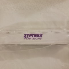 Zyprexa Olanzapine Weekly Pill Organizer Medical Pharmaceutical Drug Rep