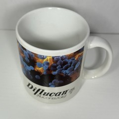 Diflucan Drug Rep Pharmaceutical Promo Advertising Mug – Colorful Fungus Design
