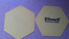 Pharmaceutical Drug Rep Item – CLINORIL – Jar lid opener – 2 gripper pads
