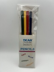 Vintage Pharmaceutical Drug Rep Ticar Colored Pencils Set