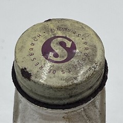 Vintage Glass Medicine Bottle G.D Searle & Co. Aminophyllin 100 tablet empty