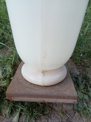 Vintage Pharmacy Counter Display 1950s-1970s Plastic Large 22″ Tall Metal Base