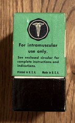 Vintage Protamide Empty Box Set – 10 Nested Apothecary Medical Display Props NOS