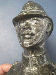 Vintage The Oxford Bobby Bust Pharmaceutical Advertising Sculpture for Tegopen