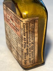 c1930s DeWitt’s Pills diuretic stimulant for the kidneys Chicago New York Bottle