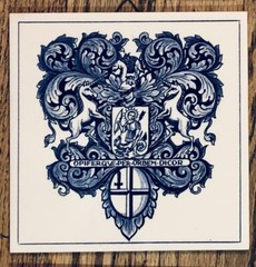 6 BURROUGHS WELLCOME Pharmacy English Pill Tiles London Apothecary DELFT holland