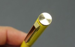 Rare Thin Yellow Colazal Metal PEN Drug Rep Pharmaceutical Promo Advertising
