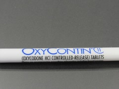 Oxycontin Oxycodone PEN + Sticky Notepad Drug Rep Pharmaceutical Advertising