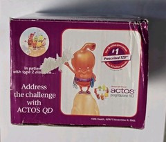 Vintage ACTOS QD Anthropomorphic Medical novelty Stomach coffee cup w/ Cup