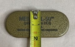 MELTROL 50 mg Capsules Form Pharmaceutical Paperweight Metal