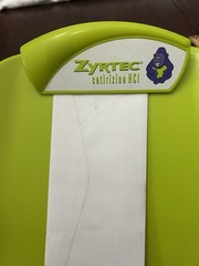 Drug Rep Clipboard Green Purple Gorilla Plastic Pharmaceutical 2003 READ*