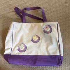 ADVAIR Tote Bag 24x18x5″ Pharmaceutical Drug Rep vtg Vinyl Zip collectible