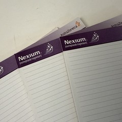 Nexium Entocort EC 8×10 Notepads – Lot Of 4