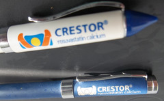 Lot of 2 Crestor Pharmaceutical Promo Pens – Drug Rep Advertising Rosuvastatin