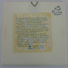 Burroughs Wellcome Co Delft Holland Pharmacy Pill Tile Thomas Favtrart #20