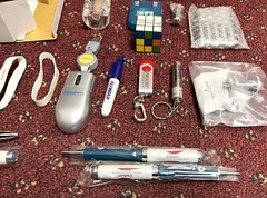Pharmaceutical Advertising drug rep promotional collectible pens toys disk RARE!