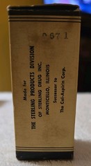 CAL ASPIRIN VINTAGE FULL TUBE IN ORIGINAL BOX, STERLING PRODUCTS, WHEELING