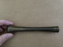 Vintage SOLID BRASS Mortar & Pestle Apothecary Pharmacy CORICIDIN