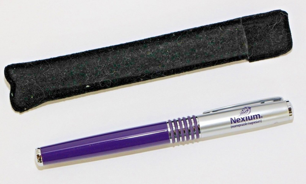 Pharmaceutical Heavy Metal NEXIUM Purple and White New in Sleeve