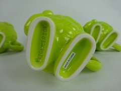 Actos Pharmaceutical Coffee Cup ~Lot of 4 Triglyceride Mugs ~Green Funky Cool ~*