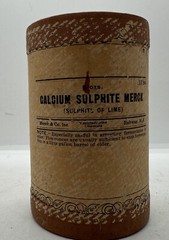 Antique – Vintage MERCK Medical Tin Sulphite of Calcium Sealed