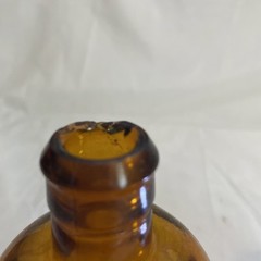 Lehn & Fink New York Brown Glass Apothecary Bottle 3″ X 7″