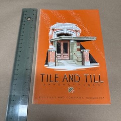 Tile And Till Magazine Eli Lilly And Company January 1933 Indianapolis Indiana