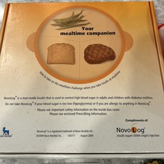 Novolog Mealtime Companion Plate With Information Book Never Used