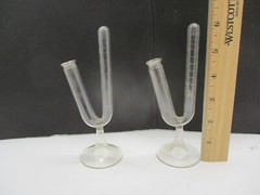 2 Vintage Kimax Exax Fermentation ? Glass Tubes