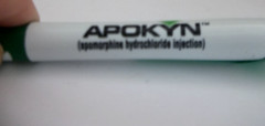 APOKYN Promotional Pen Plastic Medium Weight w/Rubberized Grip